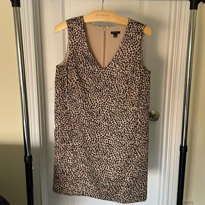 Ann Taylor Animal Print Dress sz small